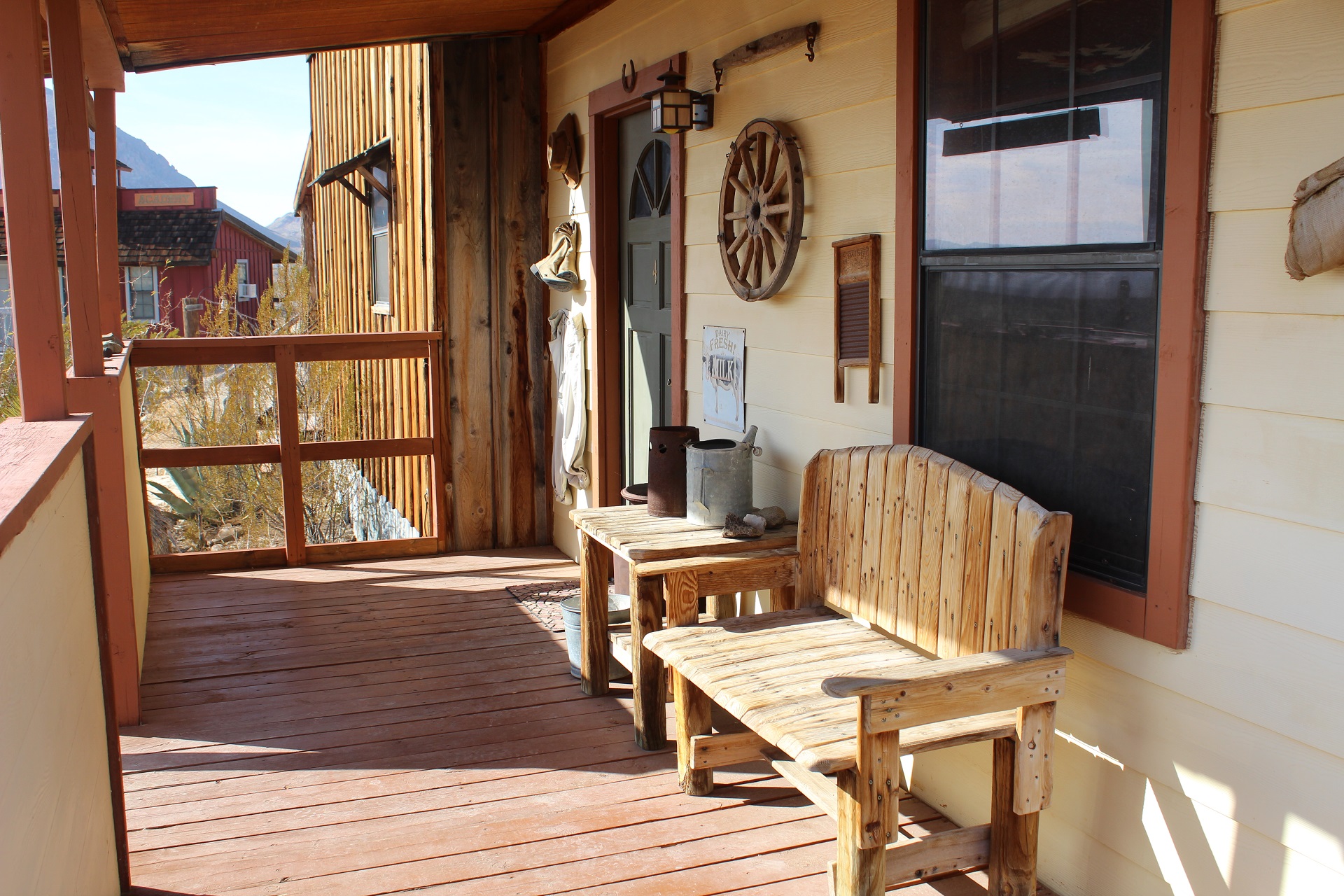 Big Bend National Park Cabins | The General Store Front Porch