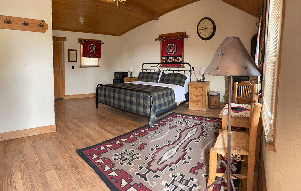 Big Bend Bedroom at The Schoolhouse | Ten Bits Ranch