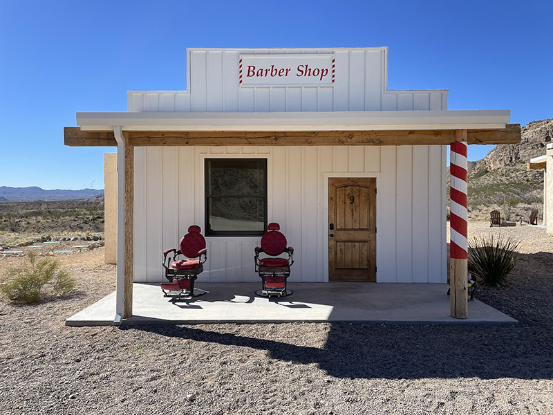 Big Bend Area Lodging | The Barber Shop at Ten Bits Ranch