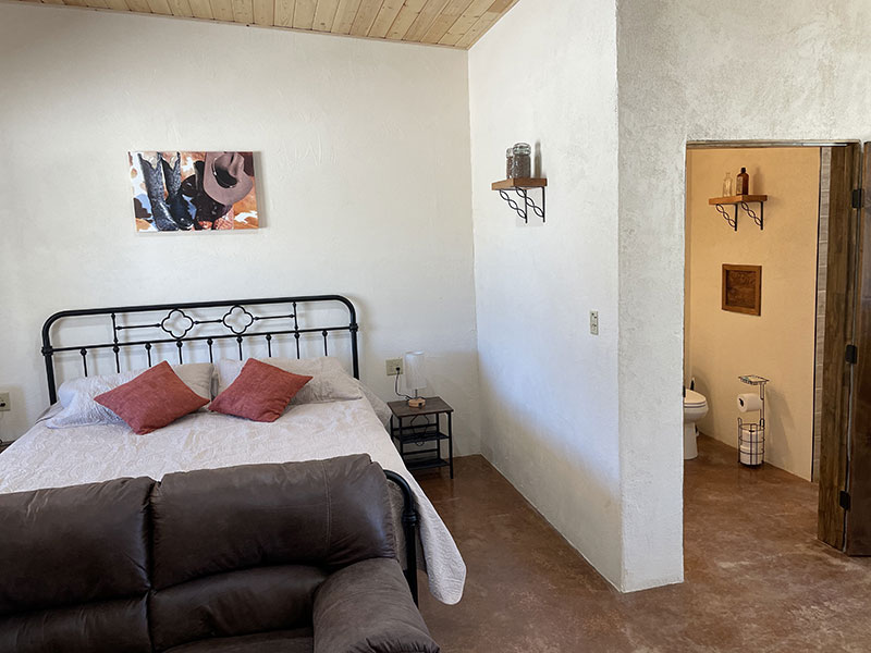 Big Bend Place to Stay | Mercantile at Ten Bits Ranch Bedroom