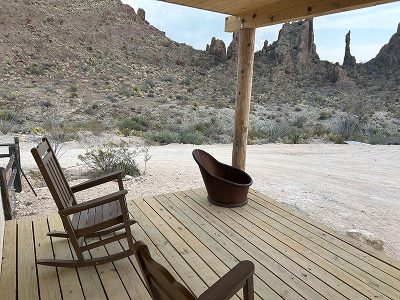 Ten Bits Ranch - The Bath House Interior