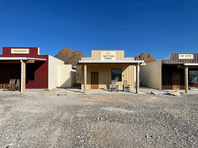 Ghost Town Hotel at Ten Bits Ranch - Lewis Land & Cattle Company Guest Room Exterior