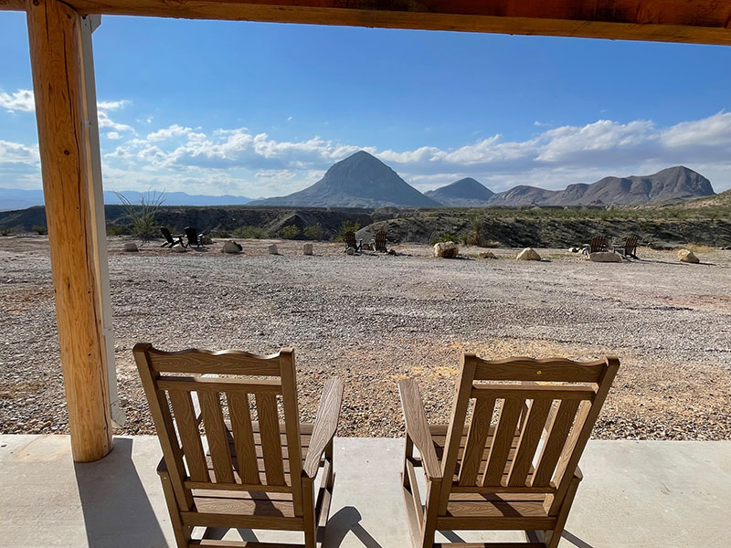 View from the Lewis Land & Cattle Company Guest Room