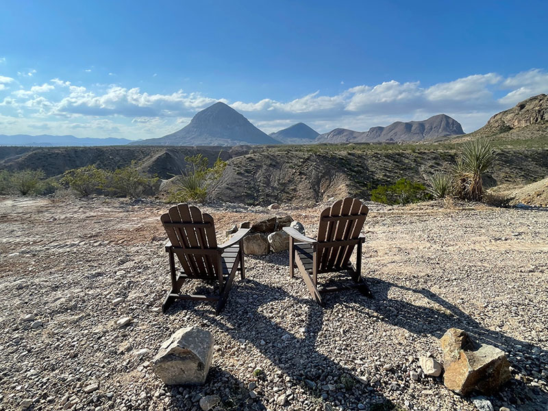View from the Lewis Land & Cattle Company Guest Room