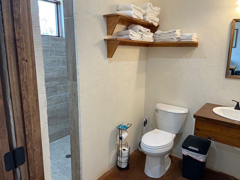 Inside the Lewis Land & Cattle Company Guest Room
