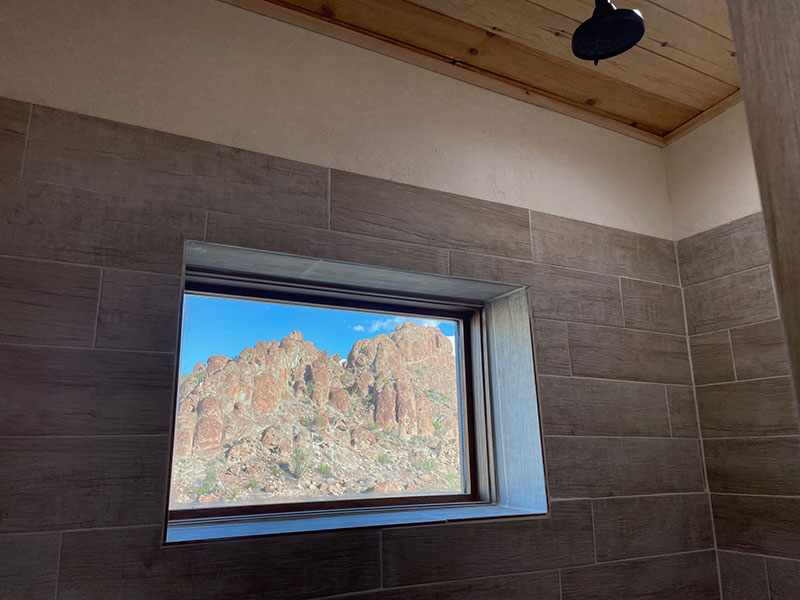 Old West Town Guest Room - View from the Telegraph at Ten Bits Ranch
